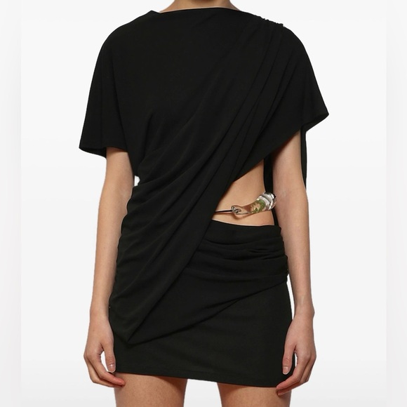 Christopher Esber Dresses & Skirts - Christopher Esber
Black Encased Nature Resin Draped Jersey Minidress